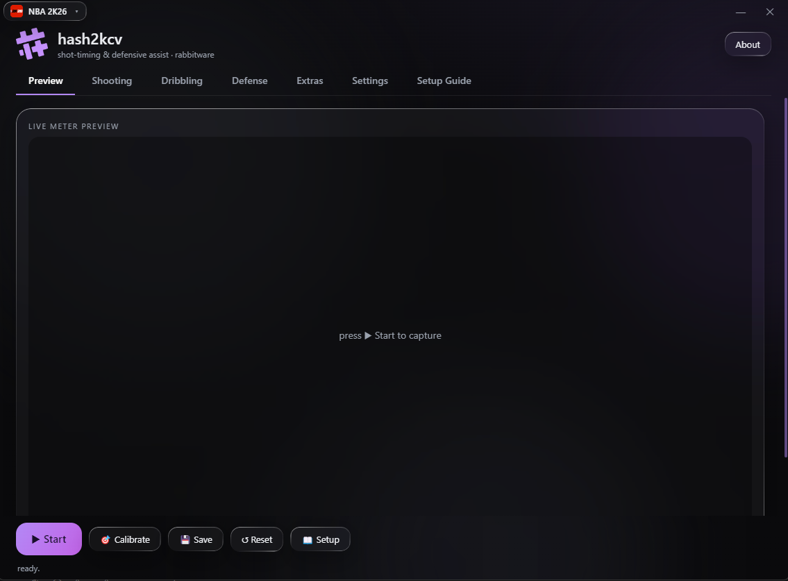 Live meter preview page